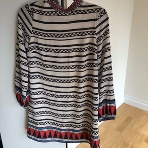 Long Sleeve Mini Dress - Small